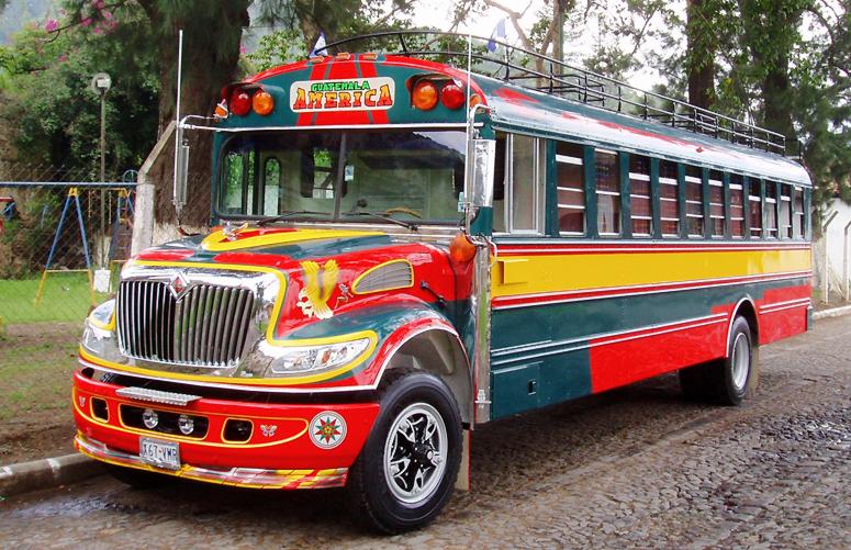 Antigua-chicken-bus