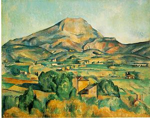 Cezannes Painting Of Mont Sainte-Victoire