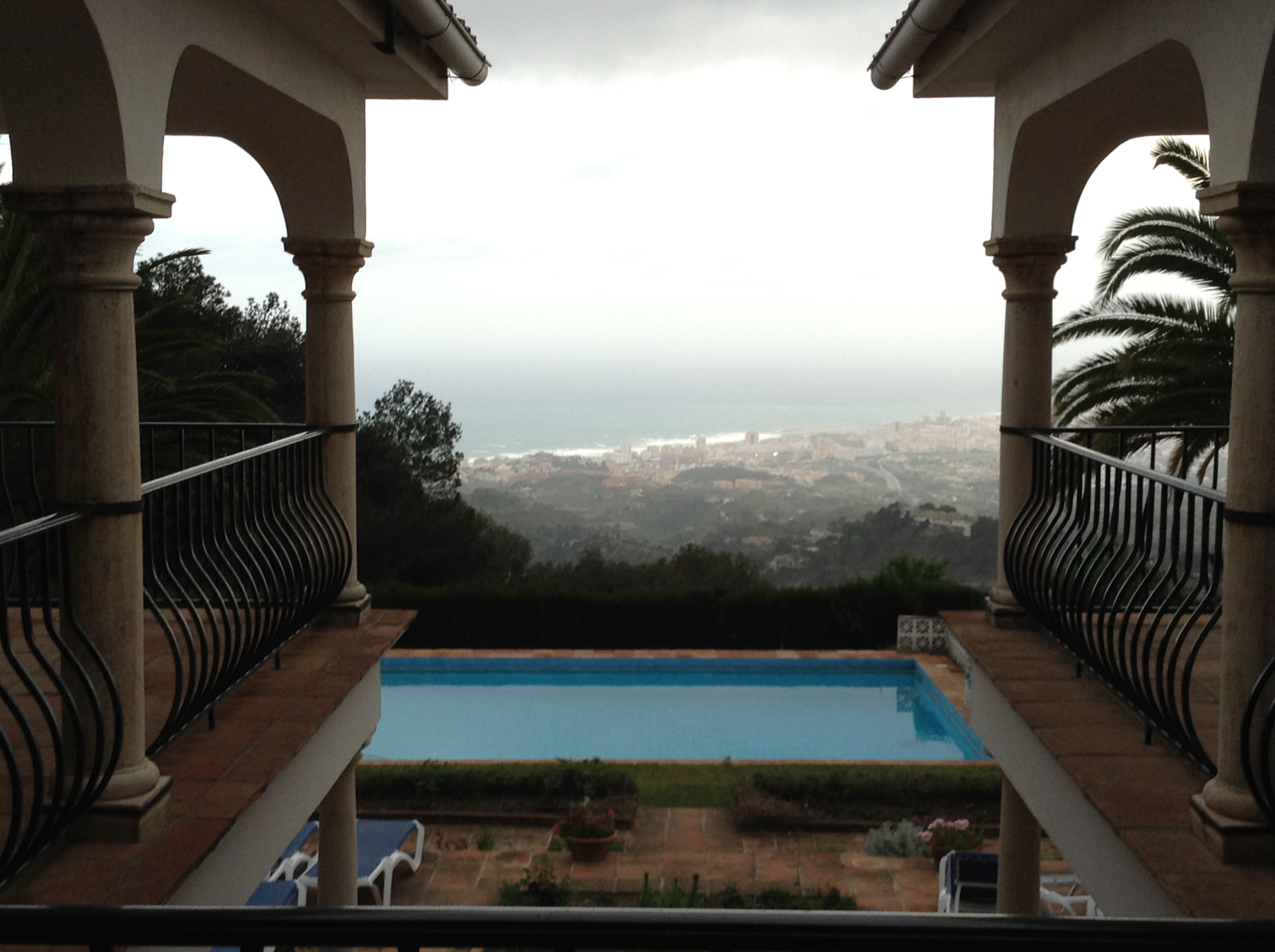 view from 2nd floor balcony